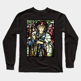 stained glass in William Morris gallery Long Sleeve T-Shirt